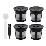 Maxbell Refillable 4Pcs Coffee Machine Parts Coffee Pod Capsules for kitchen