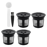 Maxbell Refillable 4Pcs Coffee Machine Parts Coffee Pod Capsules for kitchen