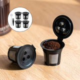 Maxbell Refillable 4Pcs Coffee Machine Parts Coffee Pod Capsules for kitchen