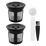 Maxbell 2 Pieces Coffee Filters with Lid Stainless Steel Mesh for Cfp301 Spare Parts