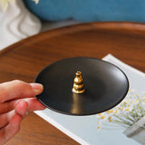 Maxbell Ceramic Burner Holder Plate Tray for Bedroom Fragrance