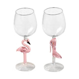 Maxbell Goblet Wine Glass Gift Clear Long Stem for Red and White Wine Drinks Wedding Swan