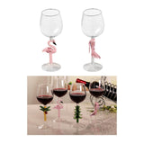 Maxbell Goblet Wine Glass Gift Clear Long Stem for Red and White Wine Drinks Wedding Swan