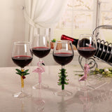 Maxbell Goblet Wine Glass Gift Clear Long Stem for Red and White Wine Drinks Wedding High Heel