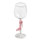 Maxbell Goblet Wine Glass Gift Clear Long Stem for Red and White Wine Drinks Wedding High Heel