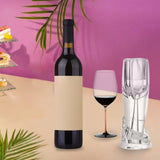 Maxbell Transparent Decanter Accessories Hand Held Aerator Pourer for Indoor Wedding