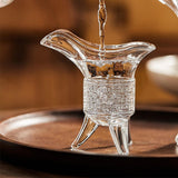 Maxbell Wine Glasses Chinese Style Archaize Handicraft Decoration Drinking Vessel 45ml