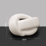 Maxbell Stylish Tissue Box Cover Housewarming Gift Decor for Home End Table Hotel White