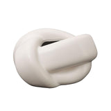 Maxbell Stylish Tissue Box Cover Housewarming Gift Decor for Home End Table Hotel White