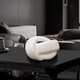 Maxbell Stylish Tissue Box Cover Housewarming Gift Decor for Home End Table Hotel White