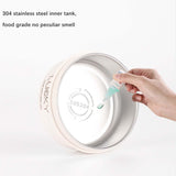 Maxbell Portable Lunch Box Cutlery Set with Flatware Leakproof for Picnic Adult Kids White 3 Boxes