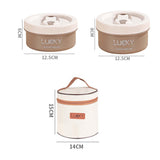 Maxbell Portable Lunch Box Cutlery Set with Flatware Leakproof for Picnic Adult Kids Coffee 2 Boxes