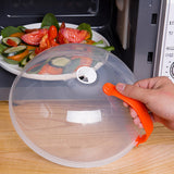 Maxbell Microwave Cover for Foods Washable High Temperature Resistance Transparent