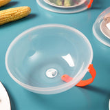 Maxbell Microwave Cover for Foods Washable High Temperature Resistance Transparent