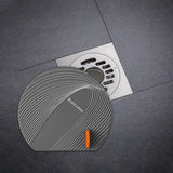 Maxbell Sealing Drain Cover Gadget Anti Blocking for Household Bathroom Restroom Dark Grey