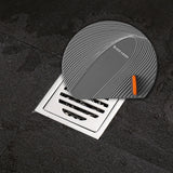 Maxbell Sealing Drain Cover Gadget Anti Blocking for Household Bathroom Restroom Dark Grey