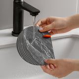 Maxbell Sealing Drain Cover Gadget Anti Blocking for Household Bathroom Restroom Dark Grey