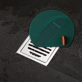 Maxbell Sealing Drain Cover Gadget Anti Blocking for Household Bathroom Restroom Green