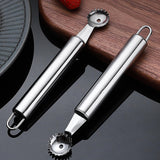 Maxbell Portable Stem Leaf Remover Hanging Durable Stainless Steel for Office Tool
