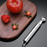 Maxbell Portable Stem Leaf Remover Hanging Durable Stainless Steel for Office Tool