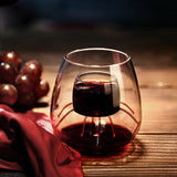 Maxbell Creative Red Wine Glass Set with Built in Aerator Western Restaurant Style A