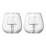 Maxbell Creative Red Wine Glass Set with Built in Aerator Western Restaurant Style A