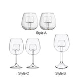 Maxbell Creative Red Wine Glass Set with Built in Aerator Western Restaurant Style A