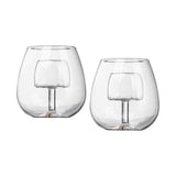 Maxbell Creative Red Wine Glass Set with Built in Aerator Western Restaurant Style A