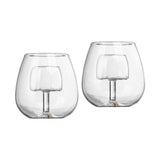 Maxbell Creative Red Wine Glass Set with Built in Aerator Western Restaurant Style A