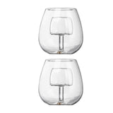 Maxbell Creative Red Wine Glass Set with Built in Aerator Western Restaurant Style A
