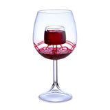 Maxbell Creative Red Wine Glass Set with Built in Aerator Western Restaurant Style B