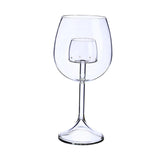 Maxbell Creative Red Wine Glass Set with Built in Aerator Western Restaurant Style B