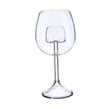 Maxbell Creative Red Wine Glass Set with Built in Aerator Western Restaurant Style B