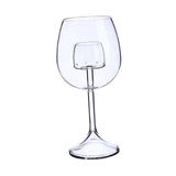 Maxbell Creative Red Wine Glass Set with Built in Aerator Western Restaurant Style B