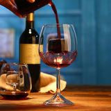 Maxbell Creative Red Wine Glass Set with Built in Aerator Western Restaurant Style B