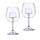Maxbell Creative Red Wine Glass Set with Built in Aerator Western Restaurant Style C