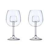 Maxbell Creative Red Wine Glass Set with Built in Aerator Western Restaurant Style C