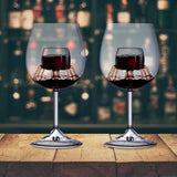 Maxbell Creative Red Wine Glass Set with Built in Aerator Western Restaurant Style C