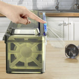 Maxbell Food Wrap Dispenser Slider Cutter Kitchen Organizer for Cling Film Tin Foil