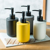 Maxbell Ceramic Soap Dispenser Bottle Empty Pump Bottle for Home Restaurant White