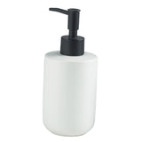 Maxbell Ceramic Soap Dispenser Bottle Empty Pump Bottle for Home Restaurant White