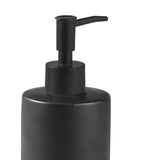 Maxbell Ceramic Soap Dispenser Bottle Empty Pump Bottle for Home Restaurant Black