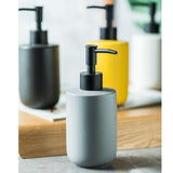 Maxbell Ceramic Soap Dispenser Bottle Empty Pump Bottle for Home Restaurant Black