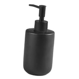 Maxbell Ceramic Soap Dispenser Bottle Empty Pump Bottle for Home Restaurant Black