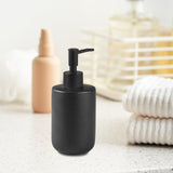 Maxbell Ceramic Soap Dispenser Bottle Empty Pump Bottle for Home Restaurant Black