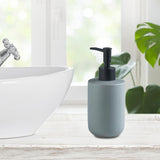 Maxbell Ceramic Soap Dispenser Bottle Empty Pump Bottle for Home Restaurant Gray