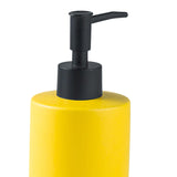 Maxbell Ceramic Soap Dispenser Bottle Empty Pump Bottle for Home Restaurant Yellow