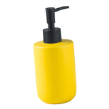 Maxbell Ceramic Soap Dispenser Bottle Empty Pump Bottle for Home Restaurant Yellow