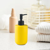 Maxbell Ceramic Soap Dispenser Bottle Empty Pump Bottle for Home Restaurant Yellow