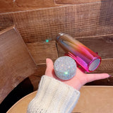 Maxbell Stainless Steel Bling Tumbler Refillable Bling Cups for Women Picnic Office